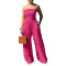 Jumpsuit, high waist, sexy strapless, sleeveless, wide leg, casual vacation party, summer