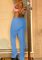 Women's pleated long jeans
