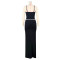 Fashion strap V-neck pleated split skirt set, two-piece set
