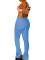 Women's pleated long jeans
