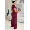 Slimming up, lifting buttocks, sexy knot, wide leg flared pants, long pants set