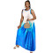 Large women's sleeveless round neck elegant dress