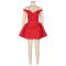 Women's dress sexy fluffy short skirt V-neck party nightclub dress summer