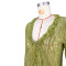 Y2K hollow lace V-neck cardigan long sleeved lace up top
