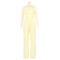 Elastic Bubble Single Shoulder Diagonal Collar Folded Wide Leg Pants Set Two Piece Set
