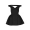 Women's dress sexy fluffy short skirt V-neck party nightclub dress summer