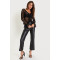Y2K hollow lace V-neck cardigan long sleeved lace up top