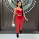 Women's sexy mesh patchwork bra and pants set