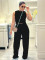 New Cute Sports Fashion Texture Sleeveless Set in Stock