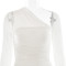 New hot selling sexy mesh patchwork ruffle edge irregular waist cinching dress