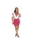 For fashionable and casual short sleeved shorts, bat sleeve sports suit