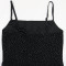 Sexy suspender rhinestone polyester mesh dress, hip hugging long skirt for women