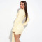 New V-neck women's hip hugging short skirt for foreign trade summer lace patchwork lace pleated dress