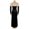 Fashionable women's sexy slim fit bag arm rhinestone split dress
