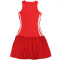 Sexy sleeveless round neck pleated skirt, short skirt, fashionable casual skirt