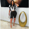 For fashionable and casual short sleeved shorts, bat sleeve sports suit