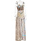 Summer sexy women's suspender long dress, European and American spicy girl slit strapless chiffon dress