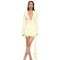 New V-neck women's hip hugging short skirt for foreign trade summer lace patchwork lace pleated dress