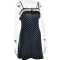 Spring and summer fashion sexy camisole short skirt for women cross-border new hot selling spliced lace up dress