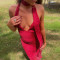 Ins style cross-border new summer polka dot dress elegant V-neck hanging neck tie slim fit backless long skirt