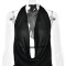 2025 Summer Swinging Collar Hanging Neck Bareback Sexy Split Dress Long Dress