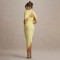New hot selling temperament slim fit pleated dress, fashionable and sexy backless and hip hugging women's long skirt