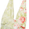 New neck hanging printed long skirt for women, fashionable and sexy, backless, high slit irregular dress
