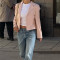 New hot selling suit short skirt set, fashionable and sexy foreign trade V-neck long sleeved cardigan two-piece set