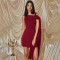 2025 foreign trade spring and summer style temperament square collar ribbon short skirt fashionable hot selling sexy sleeveless dress