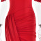 New hot selling temperament slim fit pleated dress, fashionable and sexy backless and hip hugging women's long skirt