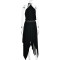 Summer new sexy hanging neck women's dress, backless sleeveless casual slim fit skirt