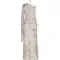 Summer new leopard print dress sexy perspective slanted shoulder single sleeve slim fit spicy girl long skirt