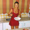 Summer chiffon camisole sexy dress elegant backless waist cinching spicy girl hip hugging