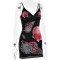 New Spicy Girl Summer Strap Bag Hip Skirt Deep V Mesh Printed Untrimmed Slimming Women's Beach Skirt
