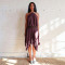 Summer new sexy hanging neck women's dress, backless sleeveless casual slim fit skirt