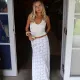 Women's lace skirt, fashionable slim fit, high waist, transparent solid color, spicy girl skirt
