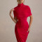 New hot selling temperament slim fit pleated dress, fashionable and sexy backless and hip hugging women's long skirt