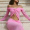 Twisted one shoulder chiffon long dress cross-border sexy exposed navel pleated dress