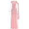 Spring and summer hot selling temperament ribbon square neck long skirt, fashionable and sexy women's sleeveless dress