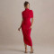 New hot selling temperament slim fit pleated dress, fashionable and sexy backless and hip hugging women's long skirt