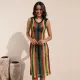Knitted colored hoodie for vacation and leisure beach bikini outerwear