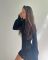 Knitted long sleeved hoodie for vacation and leisure beach bikini outerwear in 3 colors