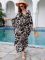 Cotton loose robe vacation casual beach bikini outerwear