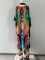 Cotton print cover shirt for vacation, leisure beach, bikini, outer cover shirt in 6 colors