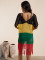 Knitted wide striped tassel cover for vacation and leisure beach bikini outerwear
