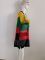 Knitted hollow out round neck long sleeved cover shirt for vacation and leisure beach bikini outerwear