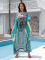 Cotton printed long robe for vacation and leisure beach bikini outerwear