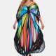 Cotton print cover shirt for vacation, leisure beach, bikini, outer cover shirt in 6 colors