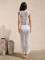 Knitted hollow out long skirt vacation casual beach bikini outer cover shirt