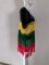 Knitted wide striped tassel cover for vacation and leisure beach bikini outerwear